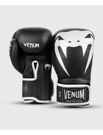 Top Choice Venum Giant 2.0 Pro Boxing Gloves Velcro - Black/White