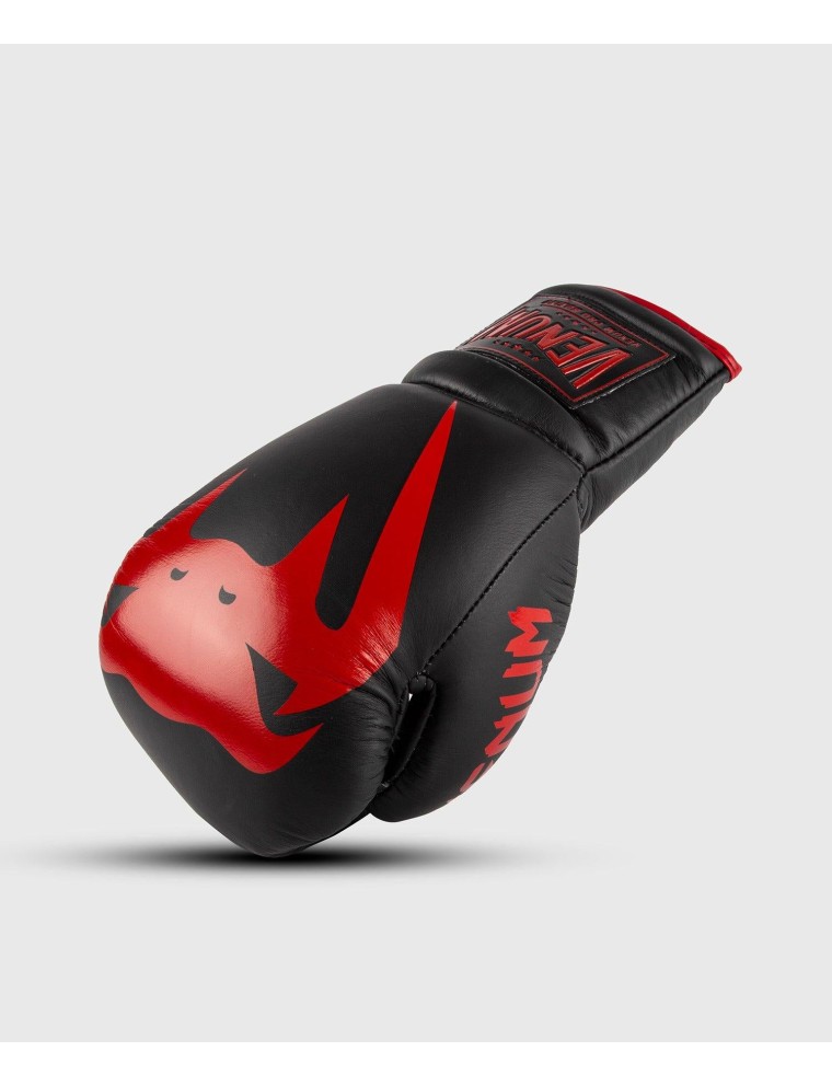 Top Choice Venum Giant 2.0 Pro Boxing Gloves - With Laces - Black/Red New Stock