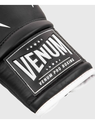 Top Choice Venum Giant 2.0 Pro Boxing Gloves - With Laces - Black/White Just In