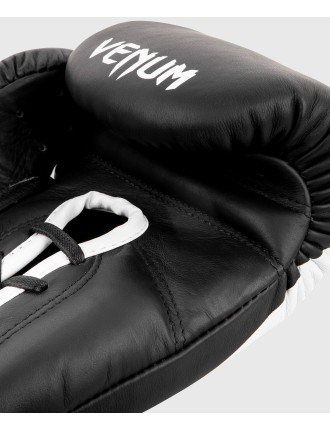 Top Choice Venum Giant 2.0 Pro Boxing Gloves - With Laces - Black/White Just In