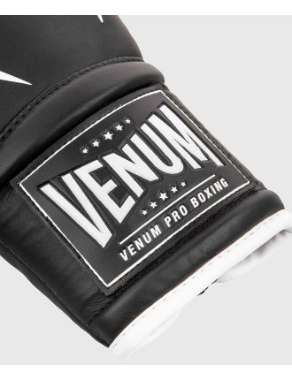 Top Choice Venum Giant 2.0 Pro Boxing Gloves - With Laces - Black/White In Stock