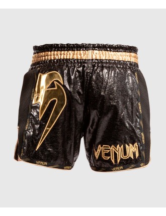 Top Choice Venum Giant Foil Muay Thai Shorts - Black/Gold Available Now