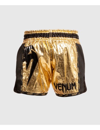 Top Choice Venum Giant Foil Muay Thai Shorts - Gold/Black Hot New Item