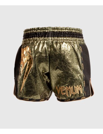 Top Choice Venum Giant Foil Muay Thai Shorts - Khaki/Gold New Collection