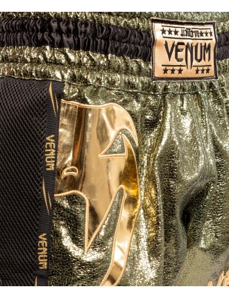 Top Choice Venum Giant Foil Muay Thai Shorts - Khaki/Gold New Collection