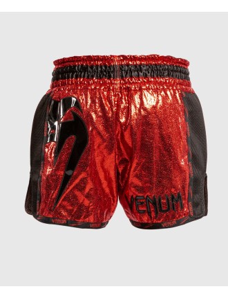 Top Choice Venum Giant Foil Muay Thai Shorts - Red/Black New Stock