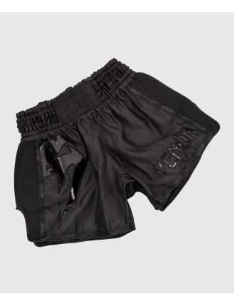 Top Choice Venum Giant Muay Thai Shorts - Black/Black Ready for Shipment