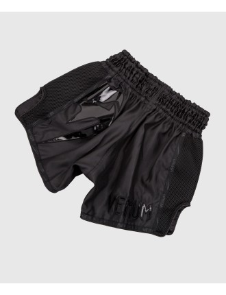 Top Choice Venum Giant Muay Thai Shorts - Black/Black Ready for Shipment