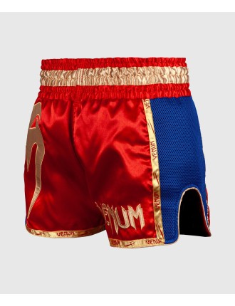 Top Choice Venum Giant Muay Thai Shorts - Red/Gold On Hand Now