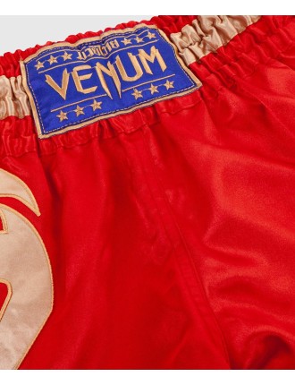 Top Choice Venum Giant Muay Thai Shorts - Red/Gold On Hand Now