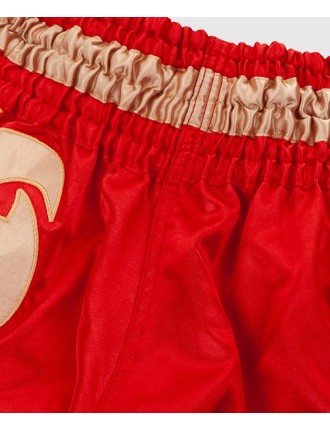 Top Choice Venum Giant Muay Thai Shorts - Red/Gold On Hand Now