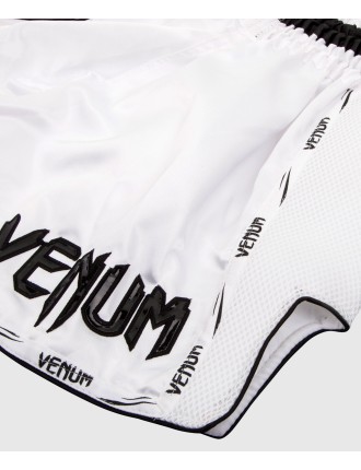 Top Choice Venum Giant Muay Thai Shorts - White/Black Fresh Release