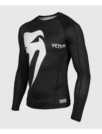 Top Choice Venum Giant Rashguard - Long Sleeves - Black Limited Stock