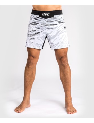 Top Choice UFC Fusion by Venum Personalized Authentic Fight Night Men's Fight Short - Short Fit - White New Stock