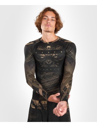 Top Choice Venum Gorilla Jungle Rashguard Long Sleeves - Black/Sand