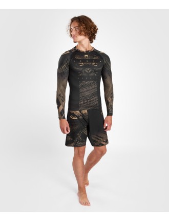 Top Choice Venum Gorilla Jungle Rashguard Long Sleeves - Black/Sand