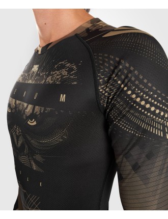 Top Choice Venum Gorilla Jungle Rashguard Long Sleeves - Black/Sand