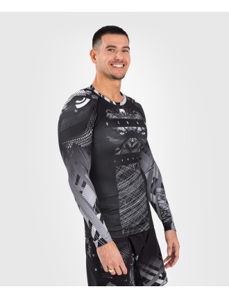 Top Choice Venum Gorilla Jungle Rashguards Long Sleeves - Black/White Hot New Item