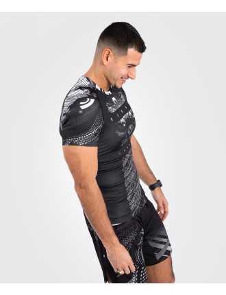 Top Choice Venum Gorilla Jungle Rashguards Short Sleeves - Black/White New Collection