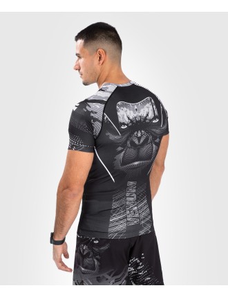 Top Choice Venum Gorilla Jungle Rashguards Short Sleeves - Black/White New Collection