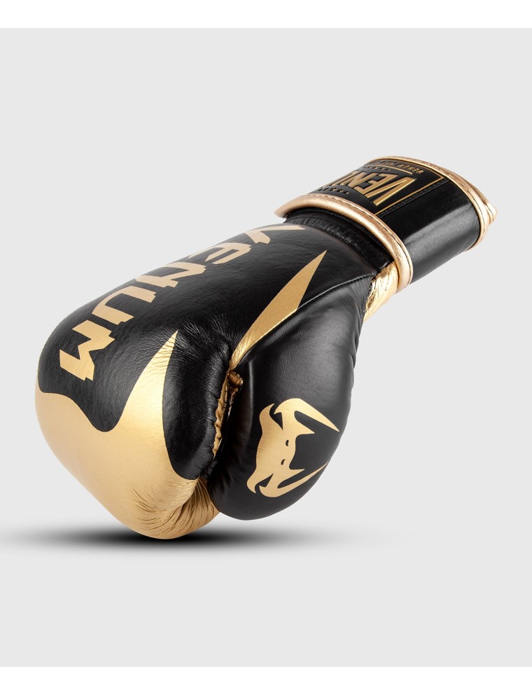 Top Choice Venum Hammer Pro Boxing Gloves Velcro - Black/Gold On Hand Now