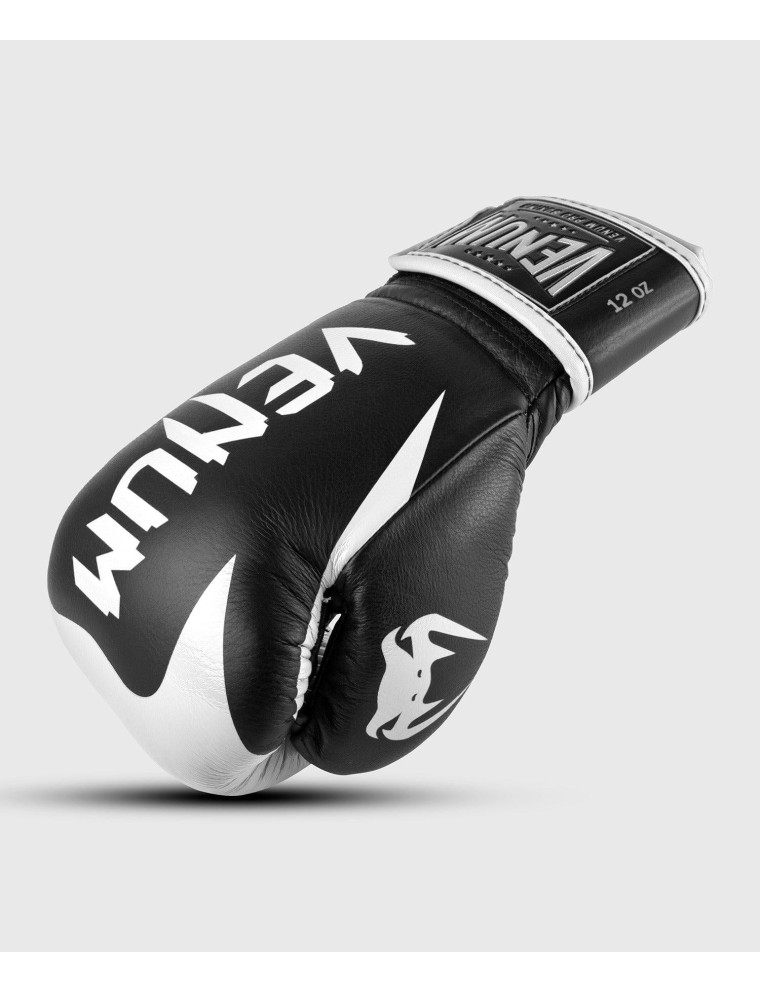 Top Choice Venum Hammer Pro Boxing Gloves Velcro - Black/White Limited Stock