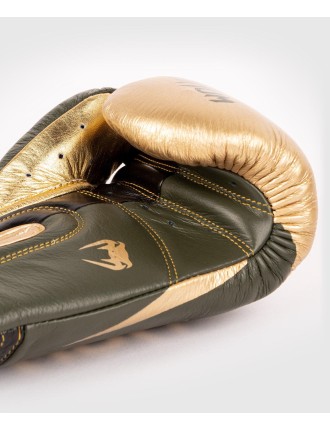 Top Choice Venum Hammer Pro Boxing Gloves Velcro - Khaki/Gold Immediate Availability