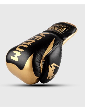 Top Choice Venum Hammer Pro Boxing Gloves - With Laces - Black/Gold Just Launched