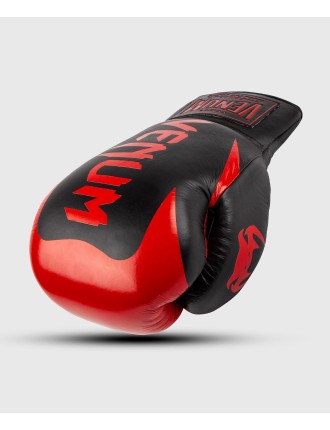 Top Choice Venum Hammer Pro Boxing Gloves - With Laces - Black/Red