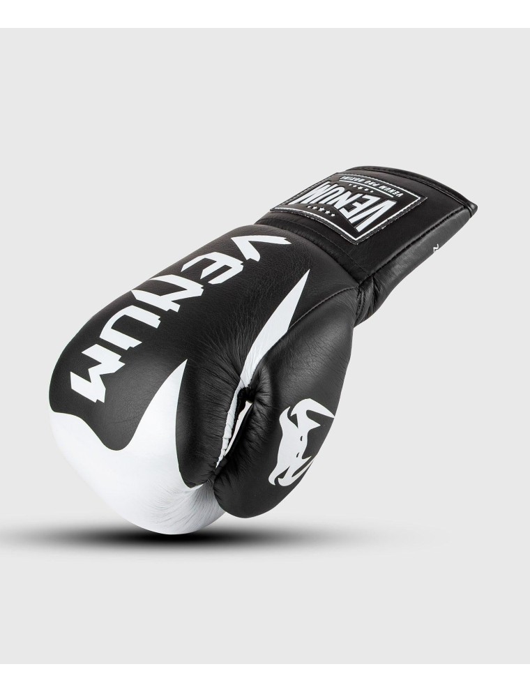 Top Choice Venum Hammer Pro Boxing Gloves - With Laces - Black/White Hot New Item