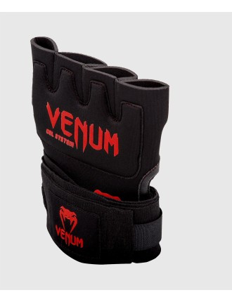 Top Choice Venum Gel Kontact Quick Wraps - Black/Red Latest Edition