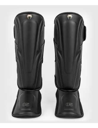 Top Choice Venum Impact Evo Shinguards - Black Latest Edition