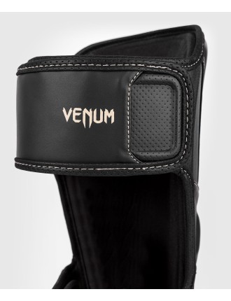 Top Choice Venum Impact Evo Shinguards - Black Latest Edition