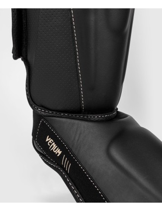 Top Choice Venum Impact Evo Shinguards - Black Latest Edition