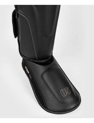 Top Choice Venum Impact Evo Shinguards - Black Latest Edition