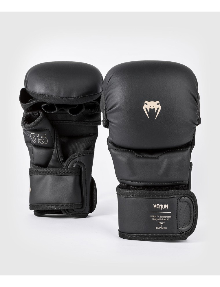 Top Choice Venum Impact Evo Sparring MMA Gloves - Black On Hand Now