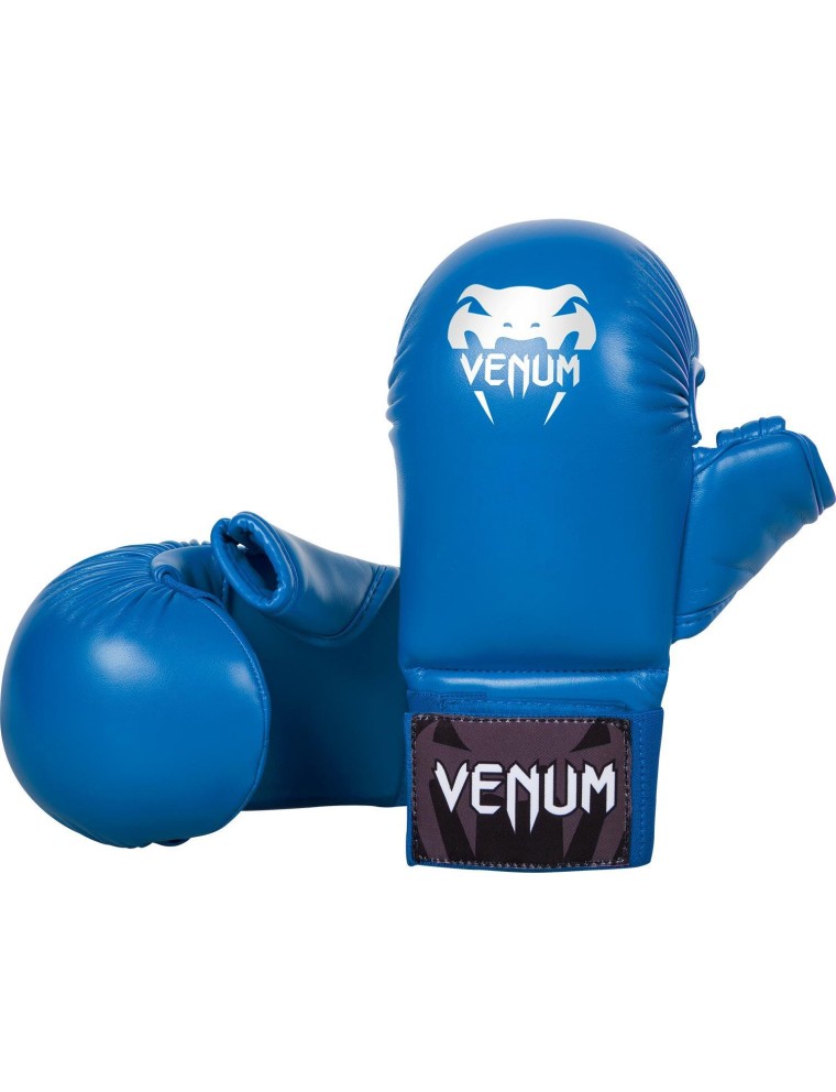 Top Choice Venum Karate Mitts - With Thumb Protection - Blue Available Now