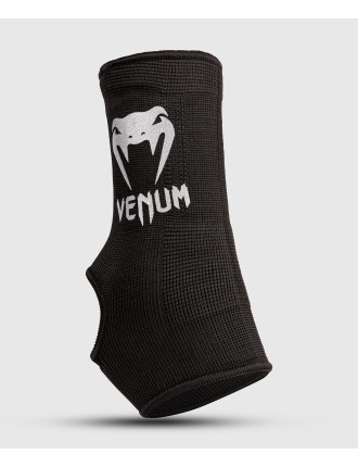 Top Choice Venum Kontact Ankle Support Guards - Black/Silver New Stock