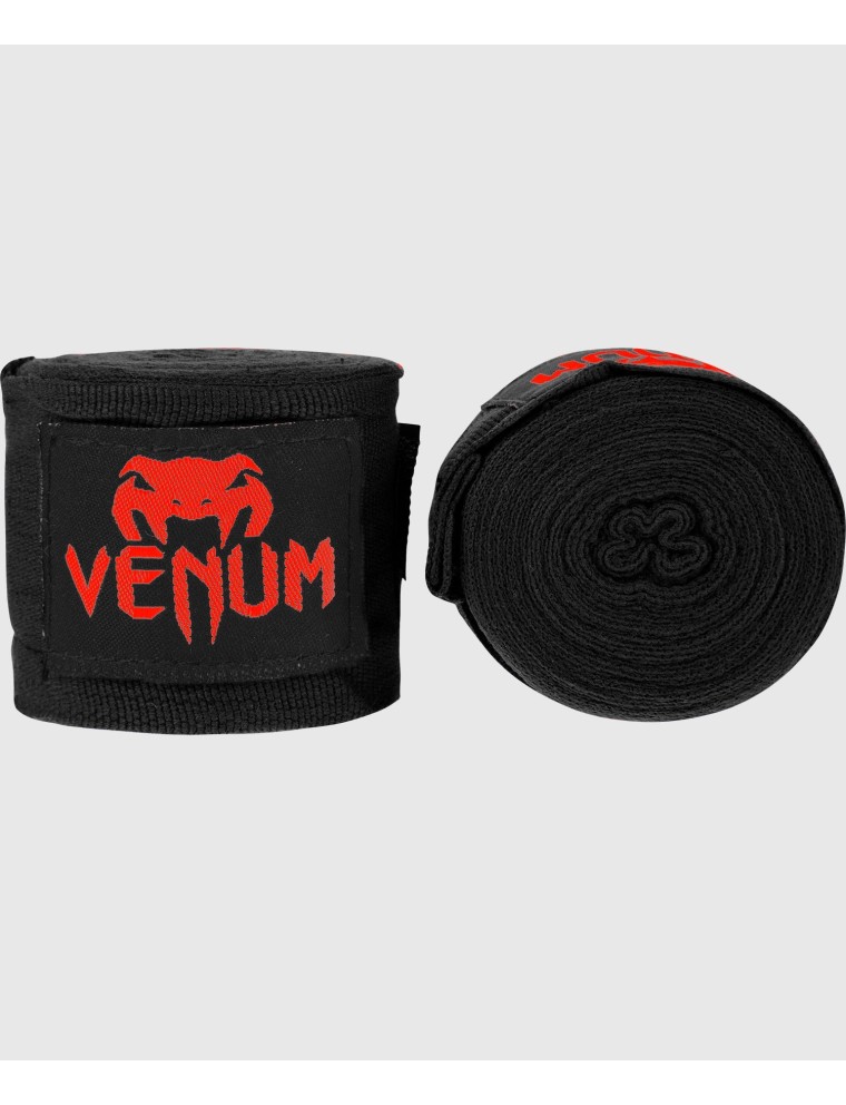 Top Choice Venum Kontact Boxing Hand Wraps - Black/Red - 98 in Fresh Release