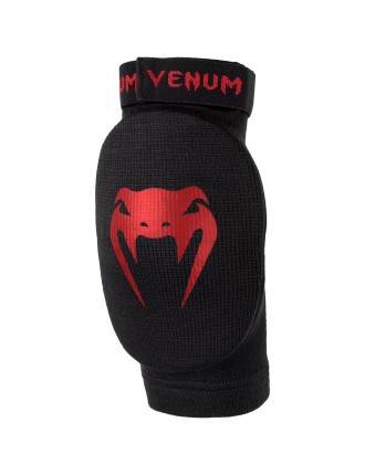 Top Choice Venum Kontact Elbow Pads - Black/Red Latest Edition