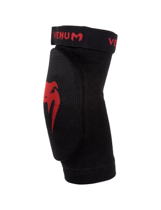 Top Choice Venum Kontact Elbow Pads - Black/Red Latest Edition