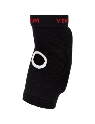 Top Choice Venum Kontact Elbow Pads - Black/Red Latest Edition