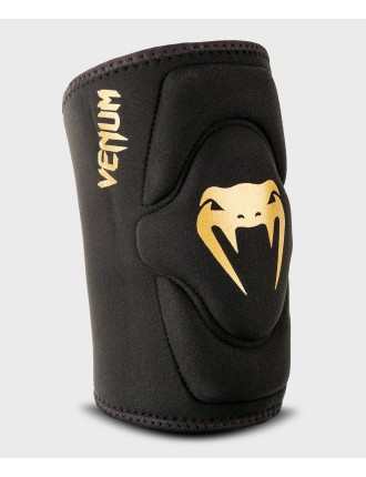 Top Choice Venum Kontact Gel Knee Pad - Black/Gold In Stock