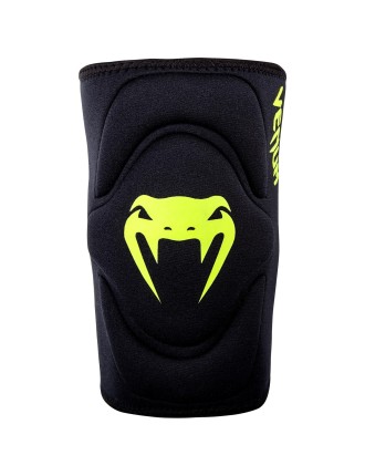 Top Choice Venum Kontact Gel Knee Pad - Black/Neo Yellow Available for Immediate Shipping