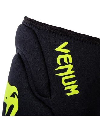 Top Choice Venum Kontact Gel Knee Pad - Black/Neo Yellow Available for Immediate Shipping