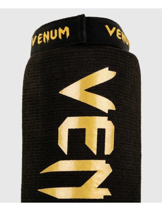 Top Choice Venum Kontact Shin Guards - Black/Gold Fresh Release