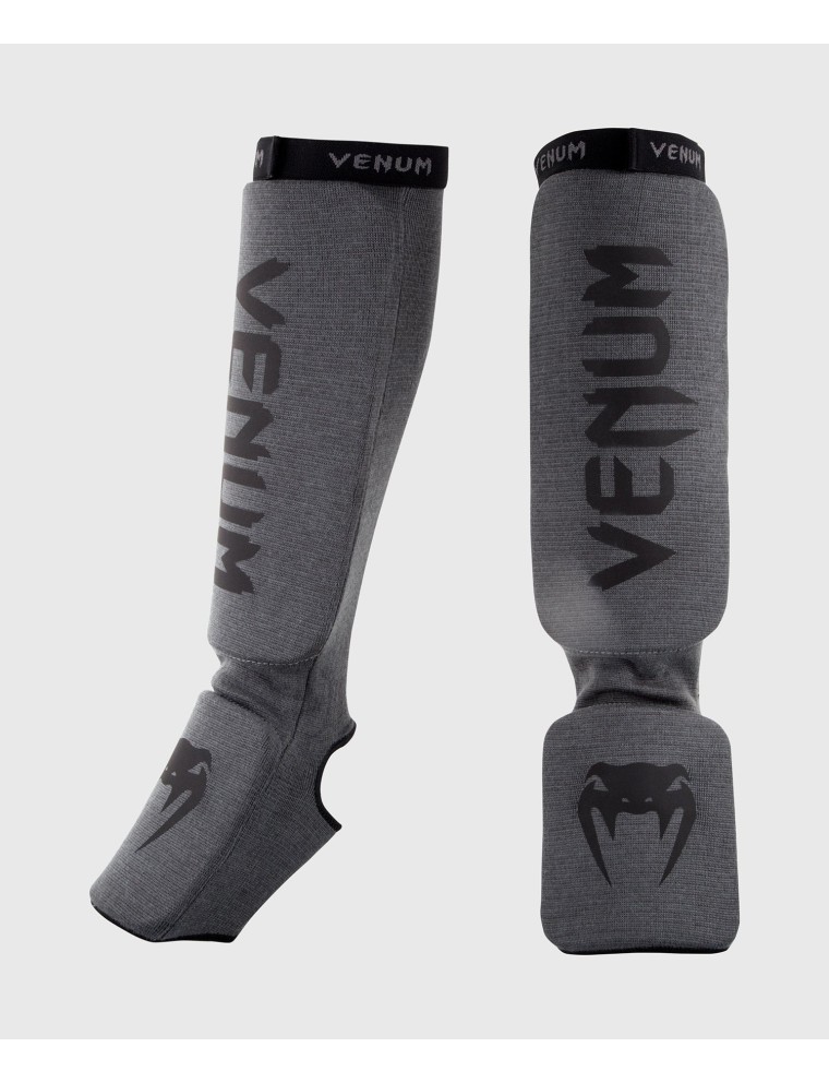 Top Choice Venum Kontact Shin guards - Grey/Black