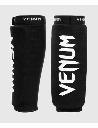 Top Choice Venum Kontact Shin Guards Without Foot - Black Available for Immediate Shipping