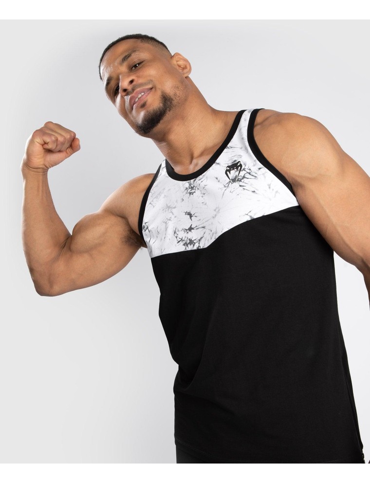 Top Choice Venum Laser Tank Top - Black/Marble New Stock