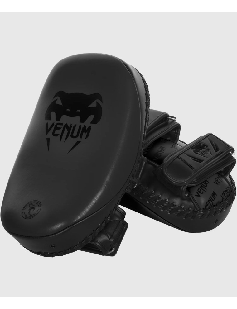 Top Choice Venum Light Kick Pads (Pair) - Matte/Black Immediate Availability